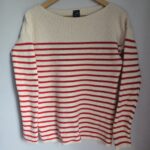 Featured thumbnail for GAP cream jumper with red stripes