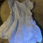 Thumbnail for Robe blanche bébé naissant fille