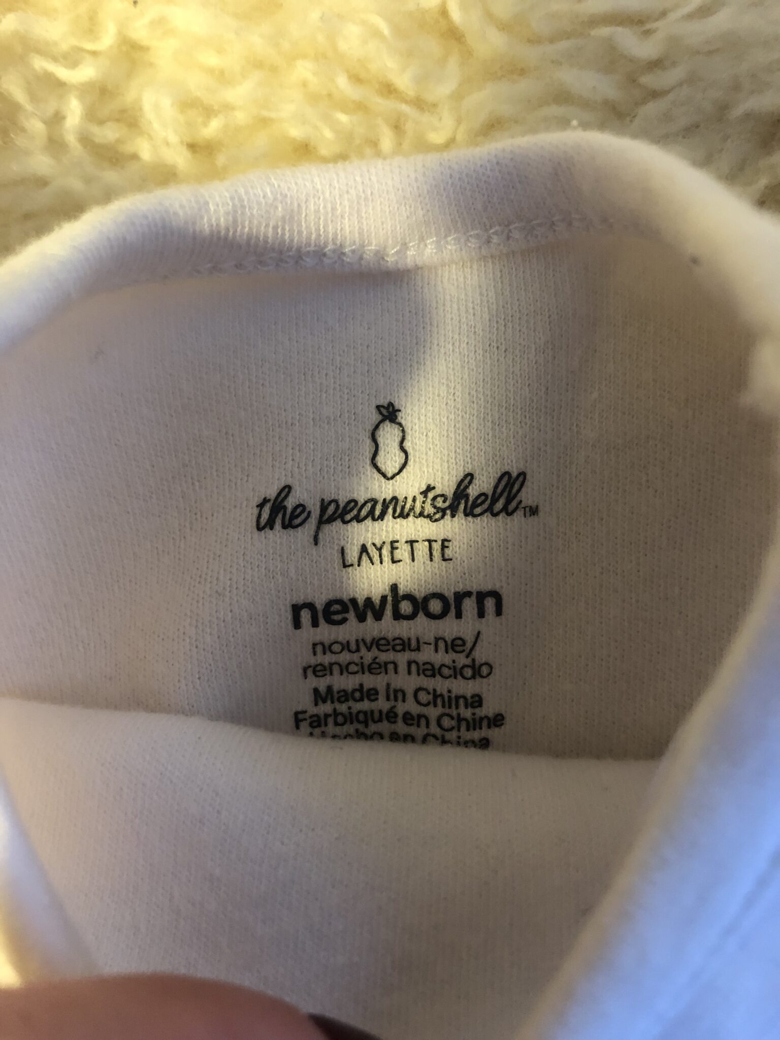 Image for Chandail bébé naissant fille