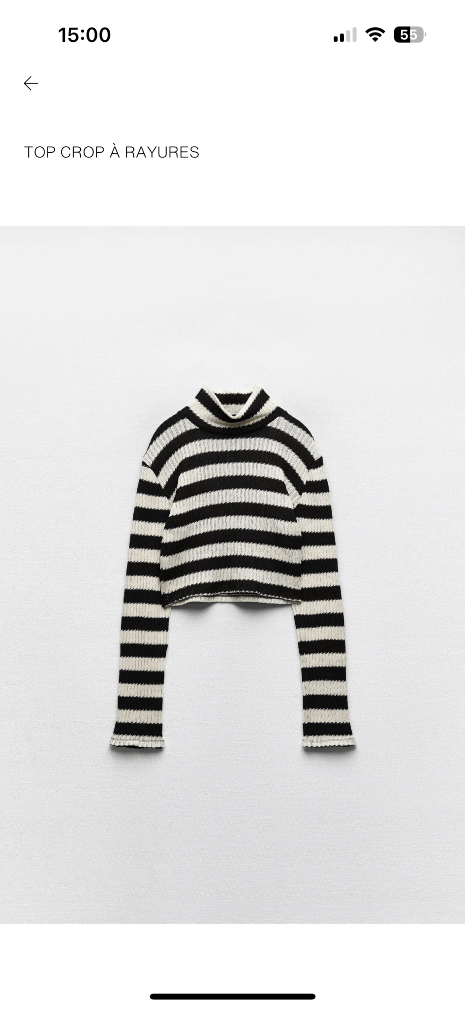 Featured image for Crop top a rayures