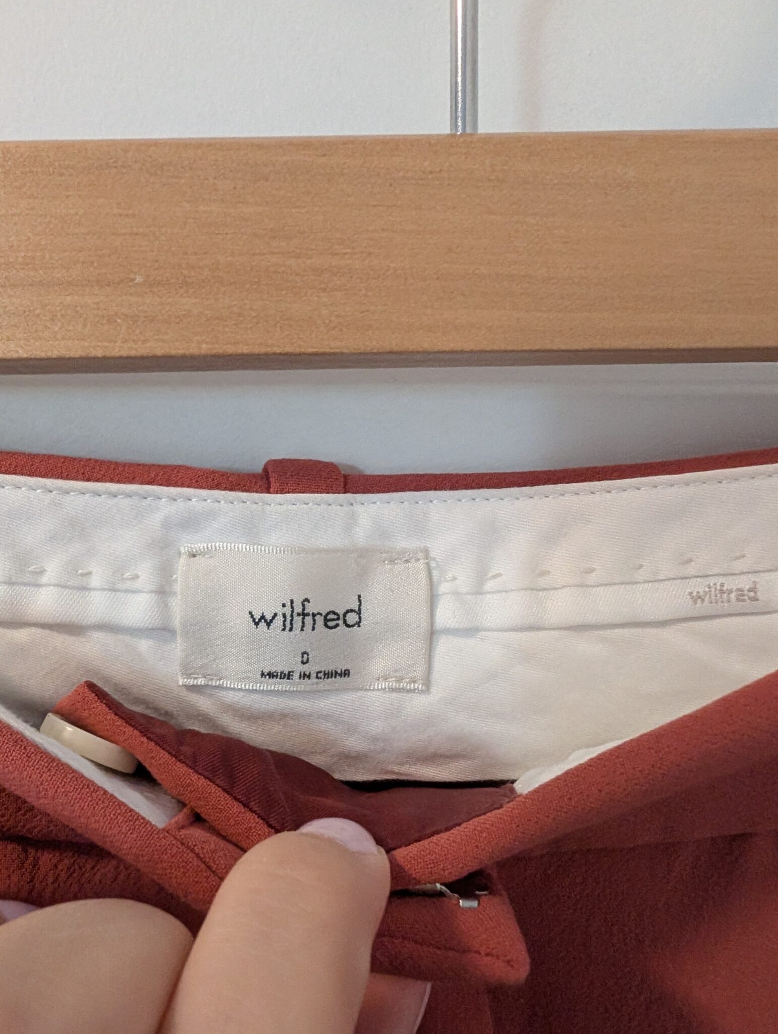 Image for Aritzia/Wilfred Effortless Pants Sz 0