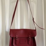 Featured thumbnail for Satchel rouge en cuir