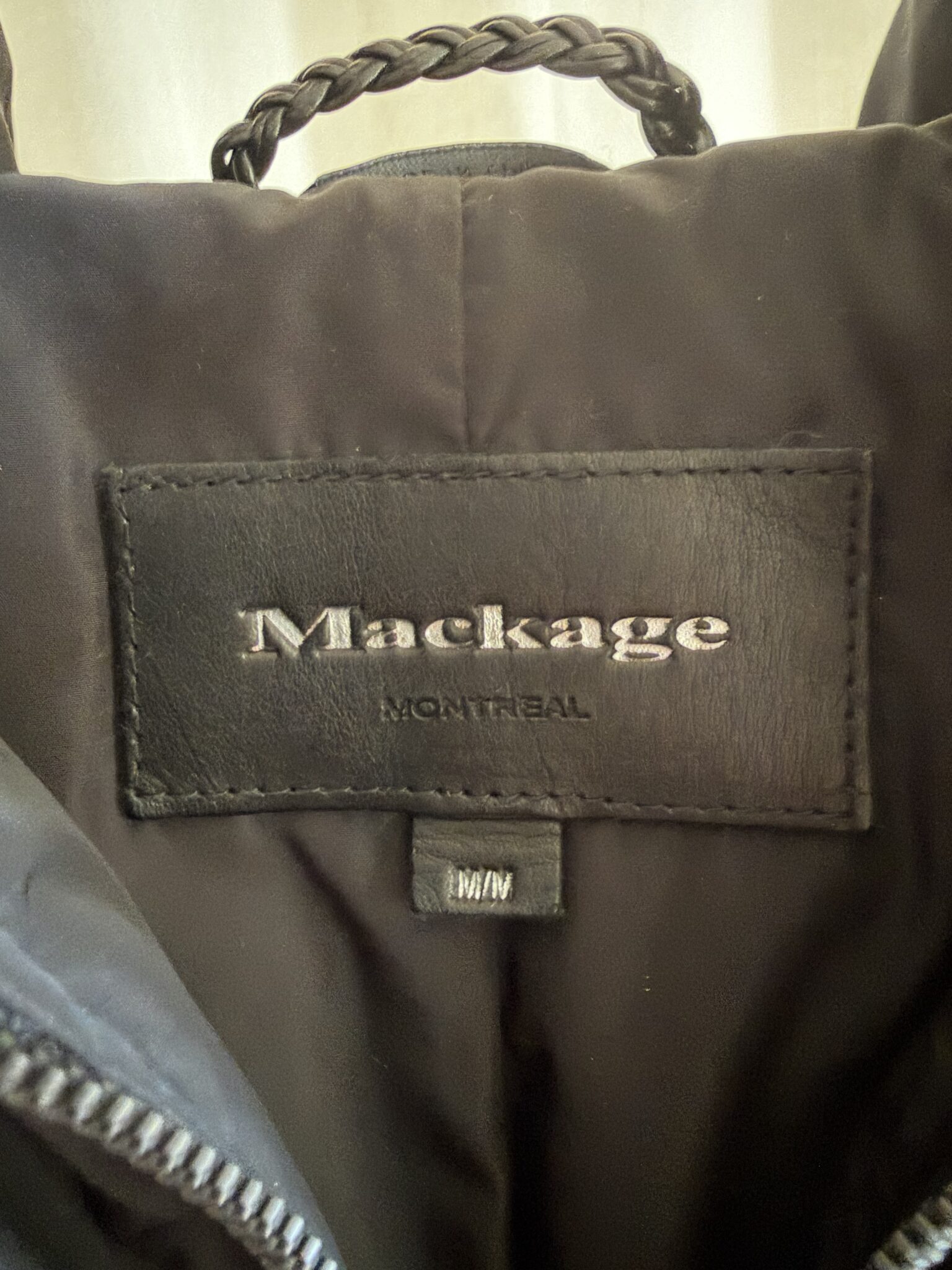 Image for Manteau matelassé Mackage noir
