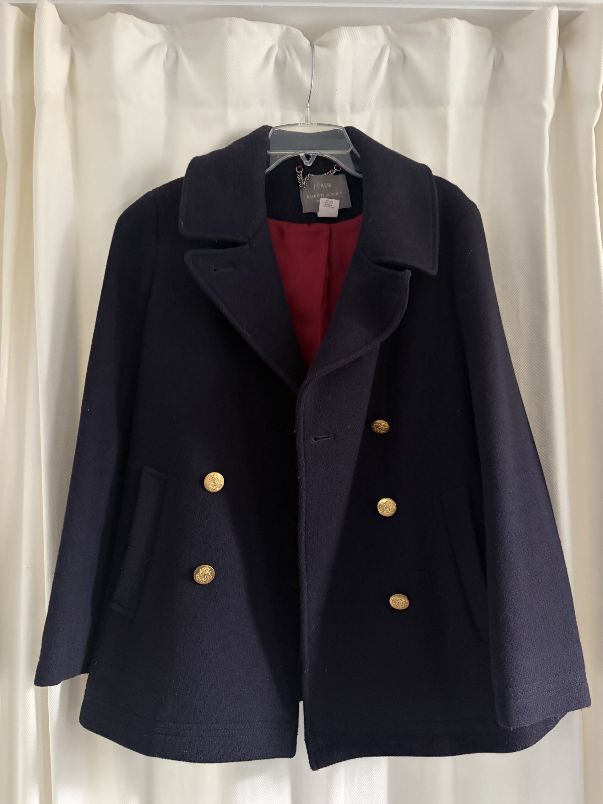 Manteau en laine marine JCrew JCrew seconde main
