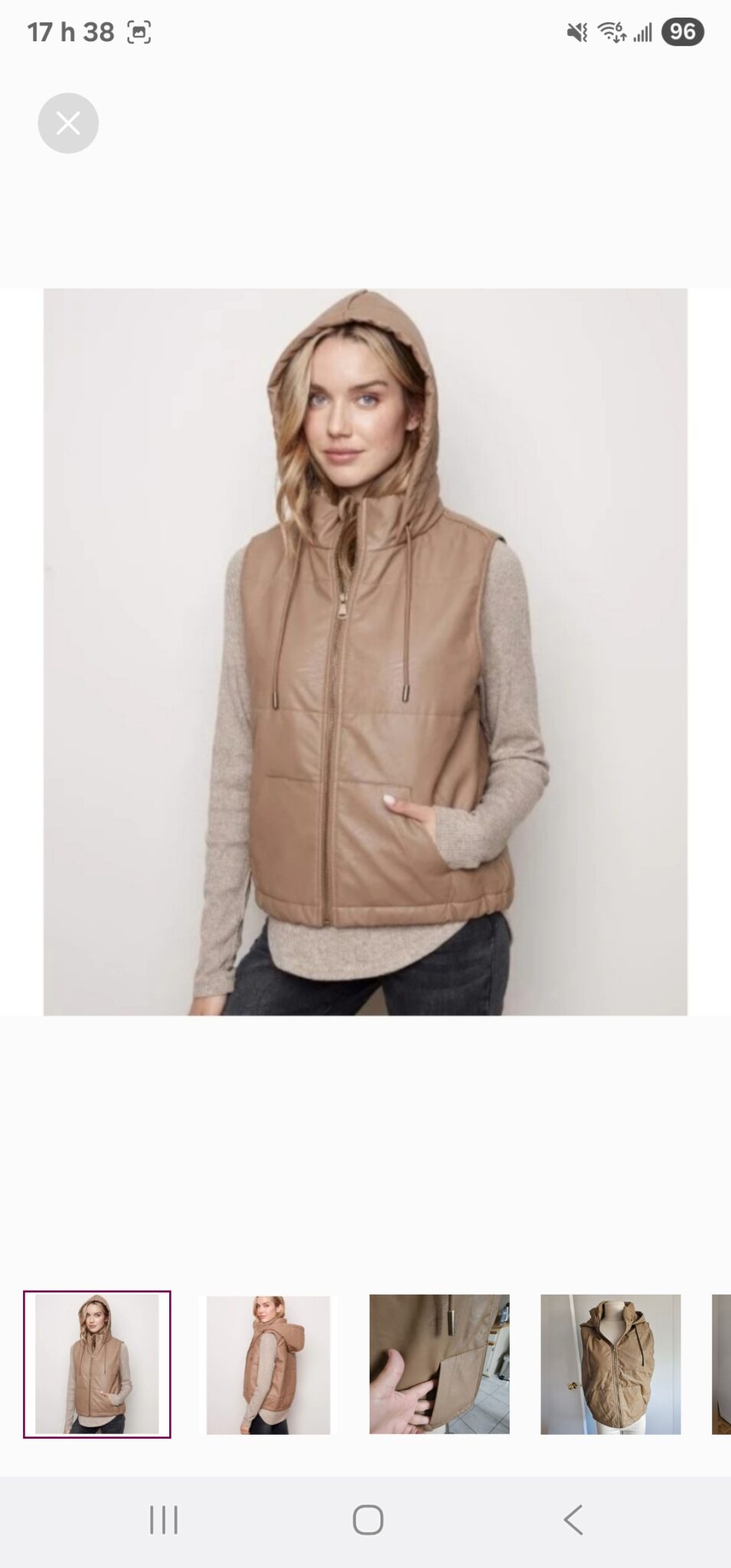 Featured image for Charlie B sleeveless jacket