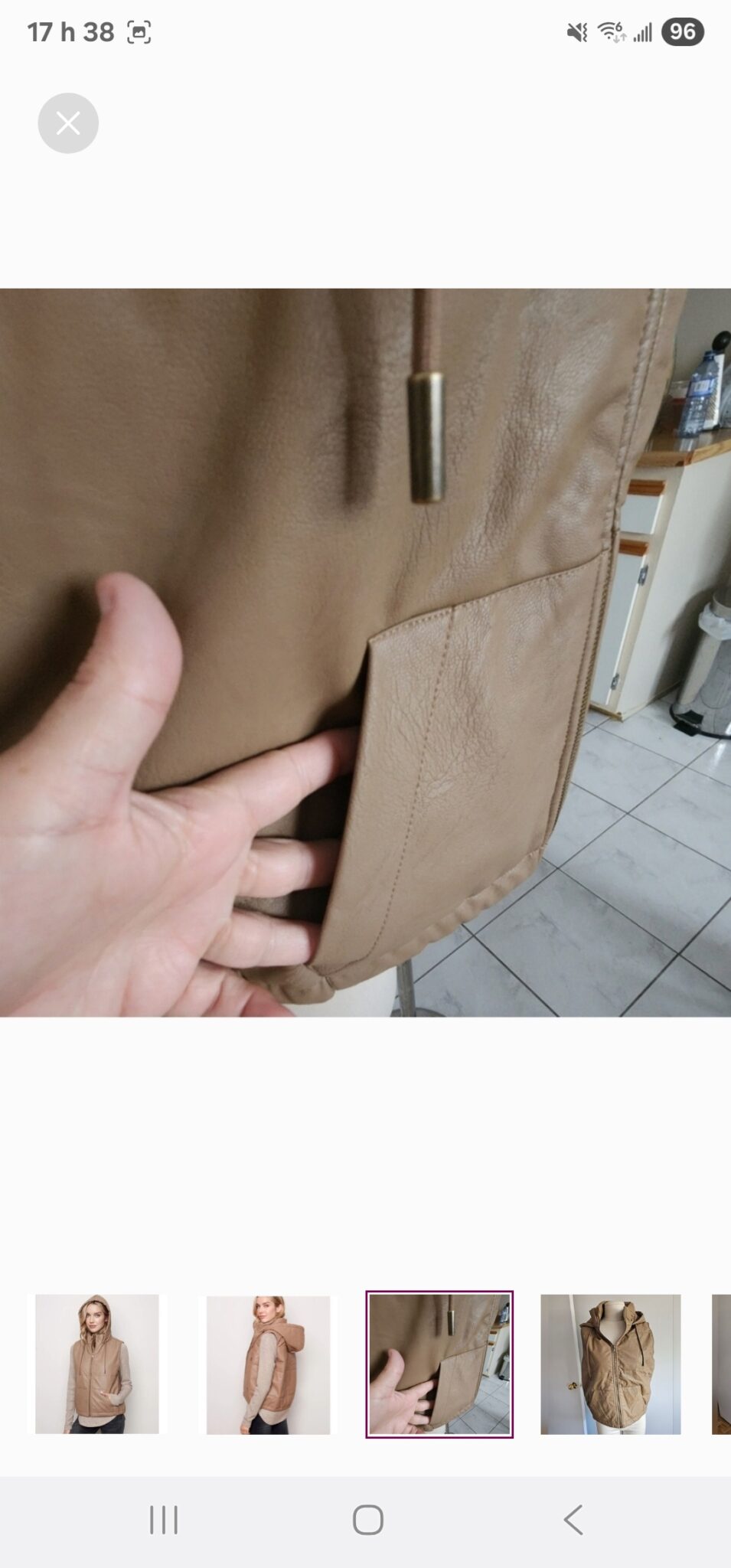 Image for Charlie B sleeveless jacket