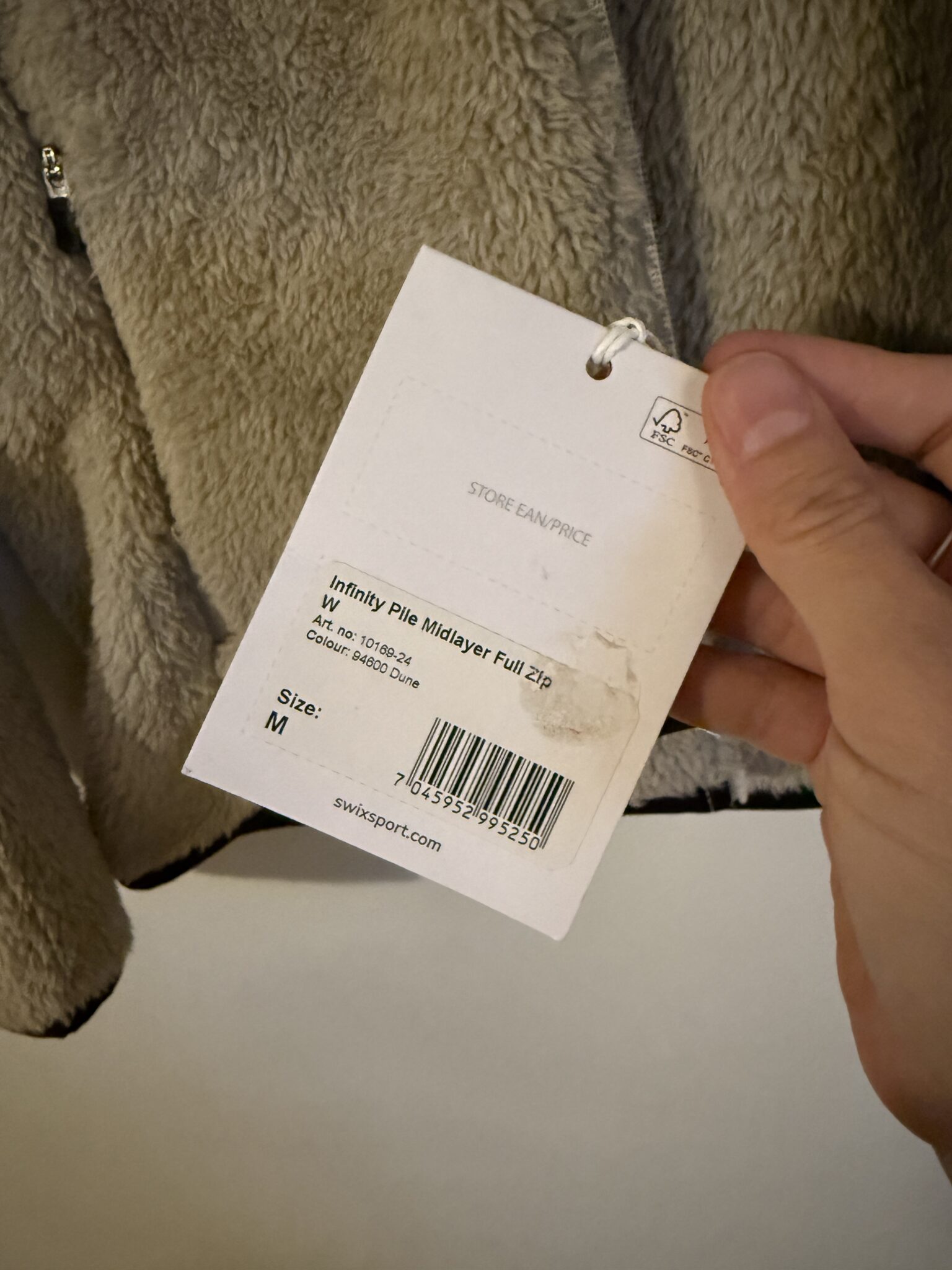 Image for Swix infinity pile jacket