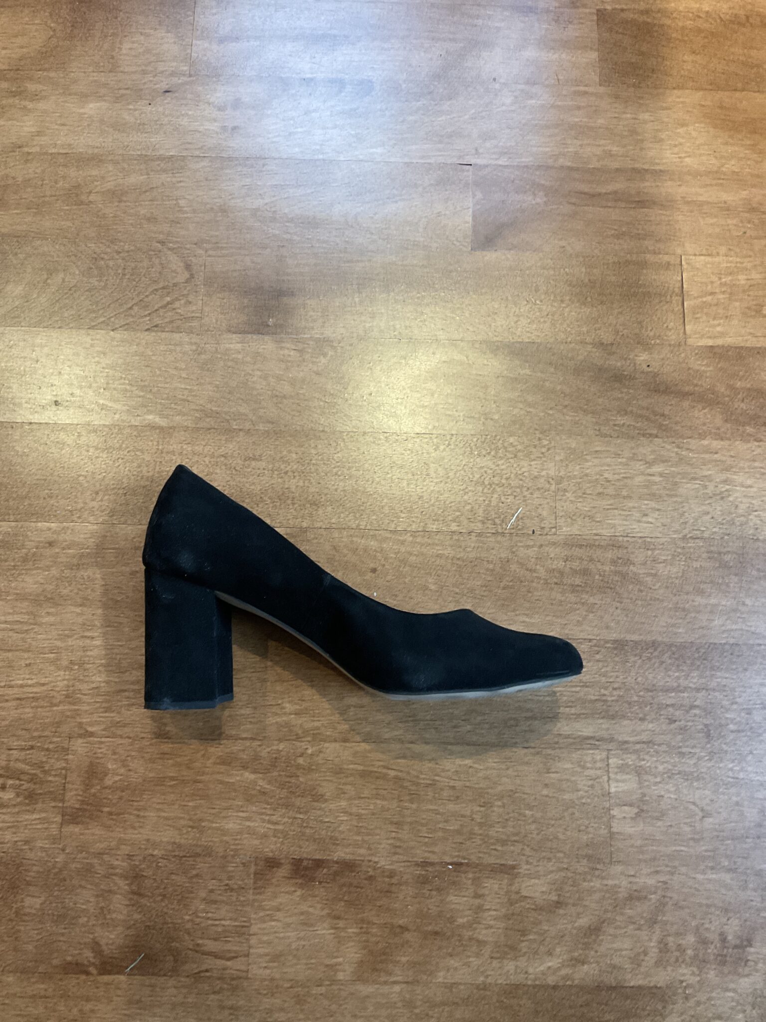 Image for Suede high-heeled shoes
