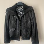 Featured thumbnail for Manteau de cuir souple DKNY