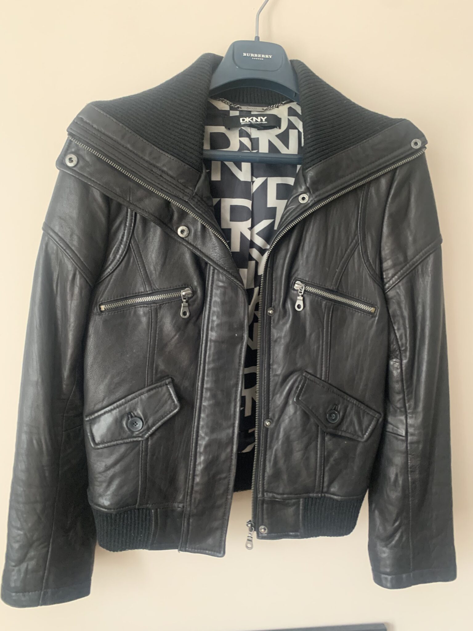 Image for Manteau de cuir souple DKNY