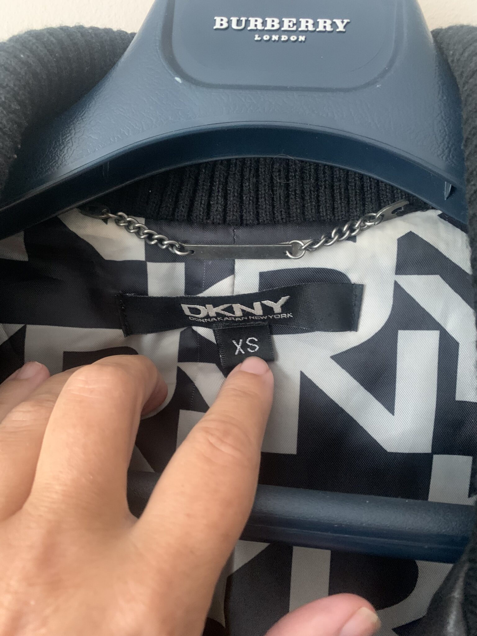 Image for Manteau de cuir souple DKNY