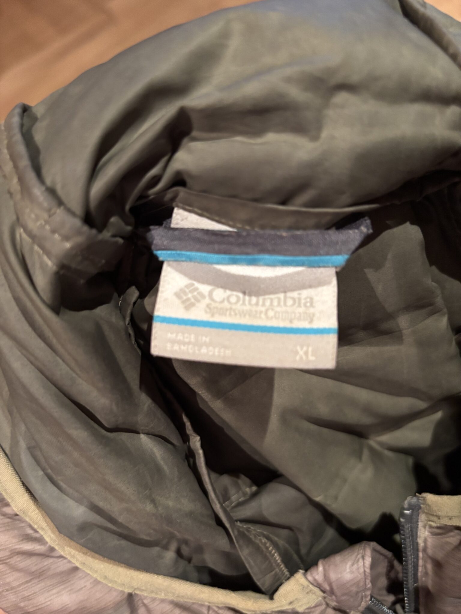 Image for Columbia olive green coat