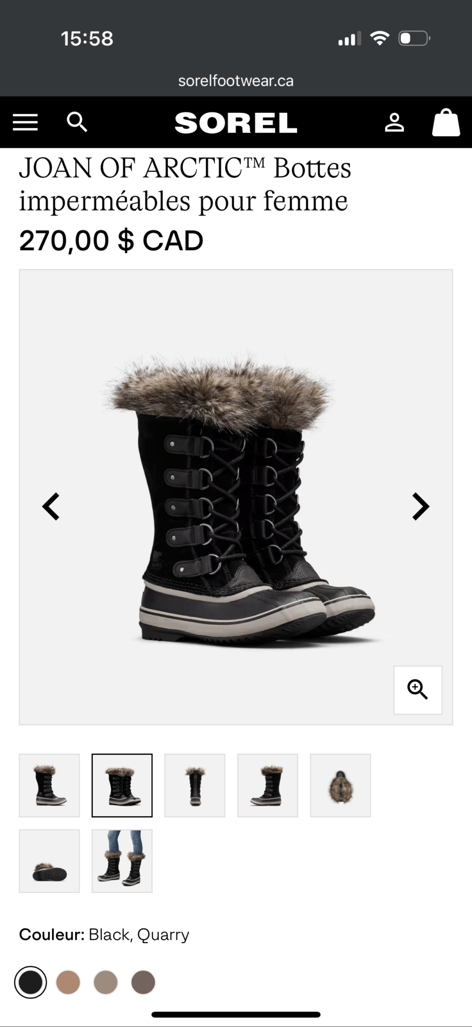 Image for Bottes Sorel femme pointure 9,5