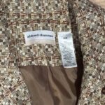 Thumbnail for Beige tweed-effect jacket.