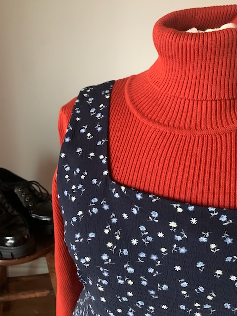 Image for Robe jumper fleuri