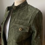 Thumbnail for Veste en suède vintage