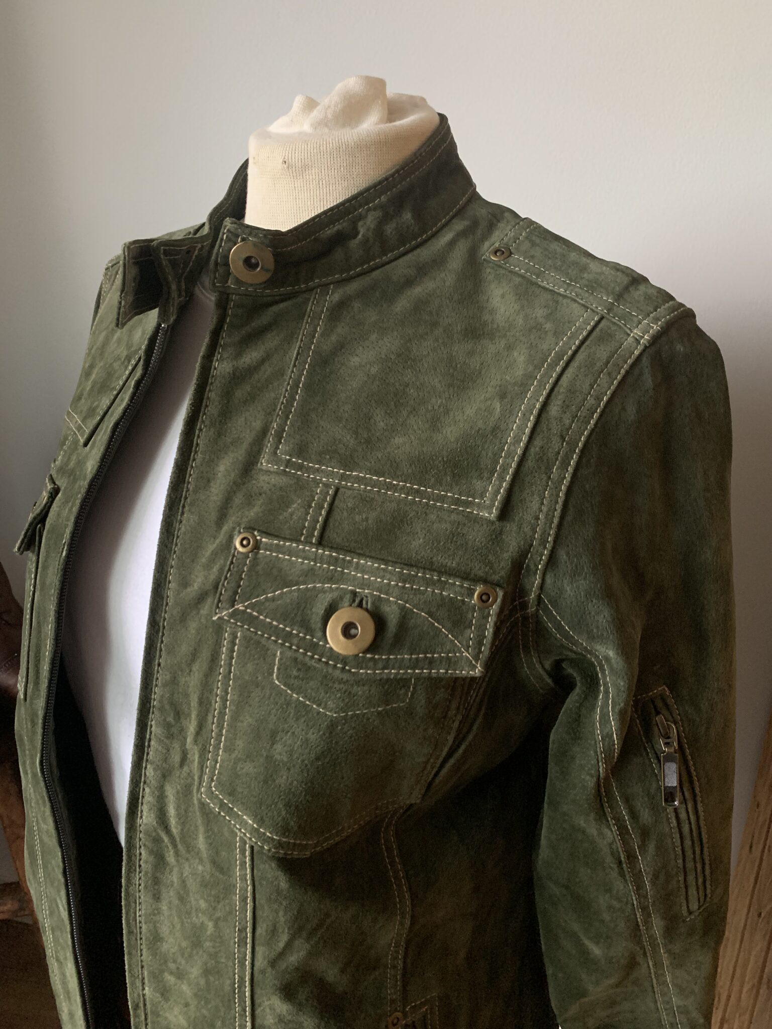 Image for Veste en suède vintage