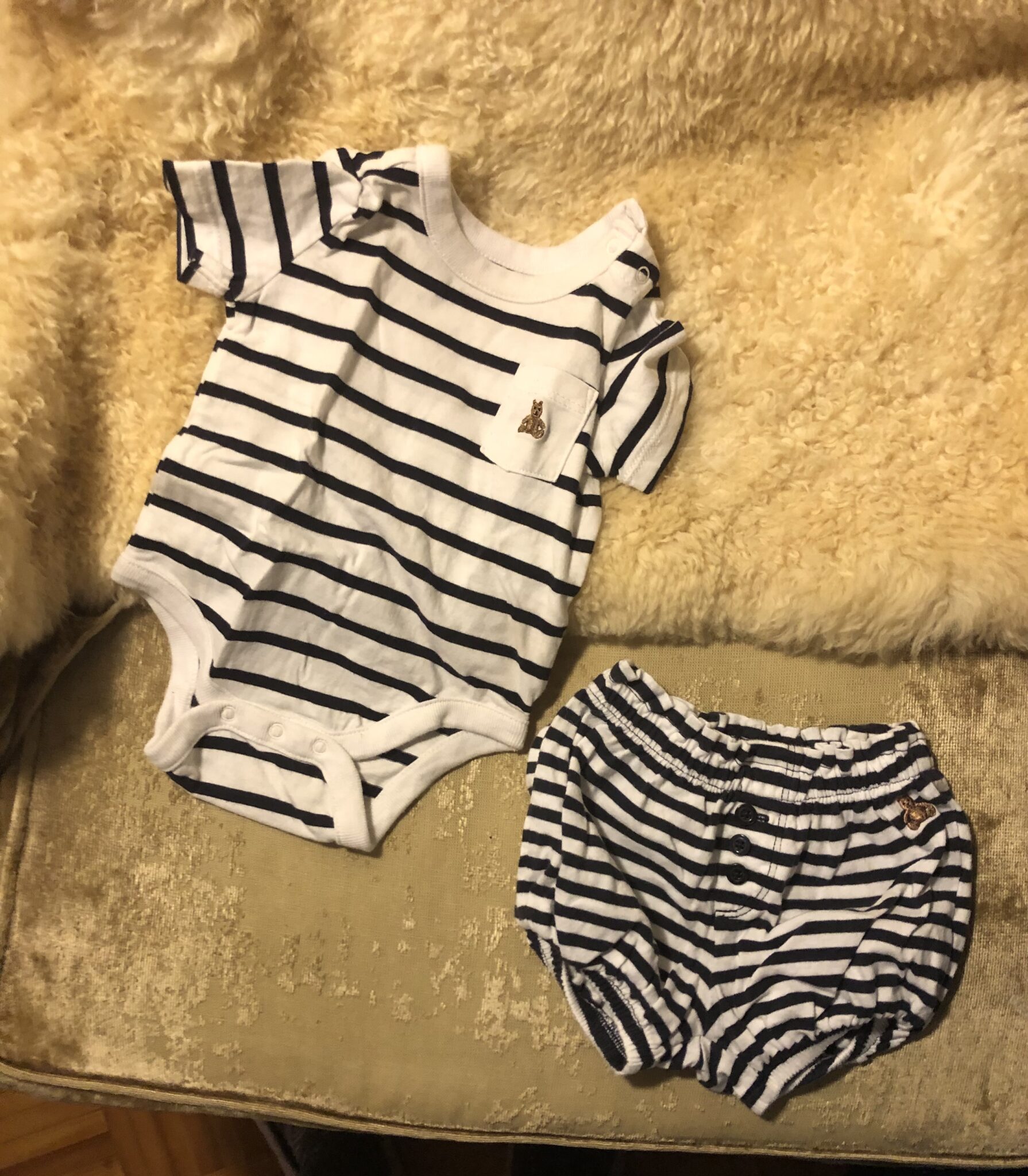 Featured image for Duo cache couche et shorts bébé naissant garçon ou fille