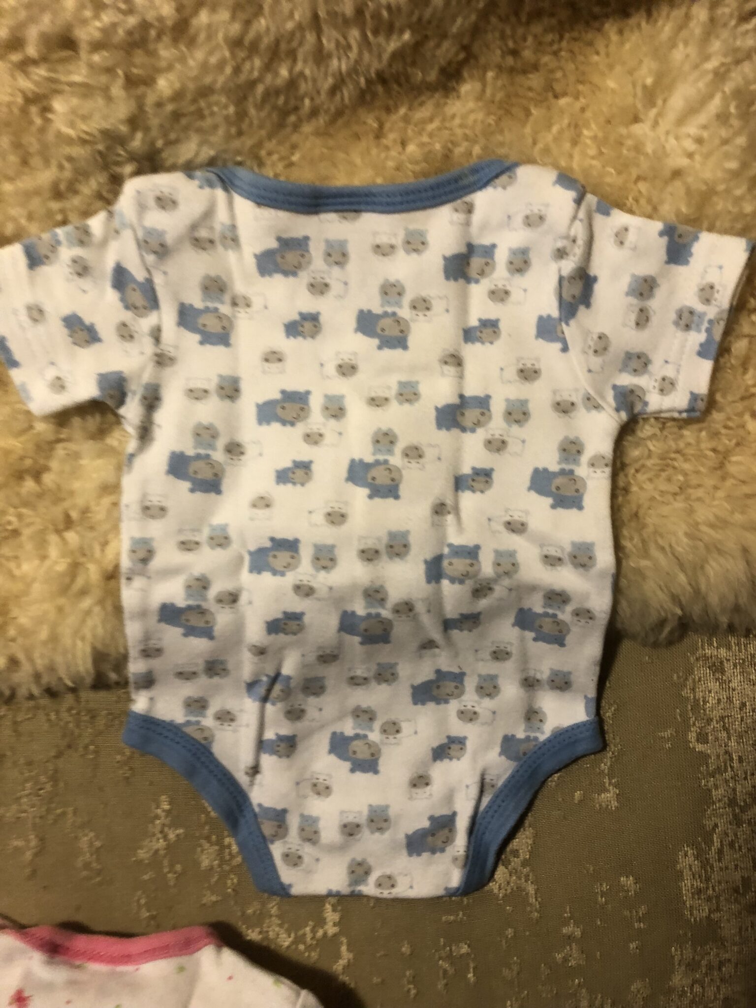 Image for Cache couche pyjama bébé naissant