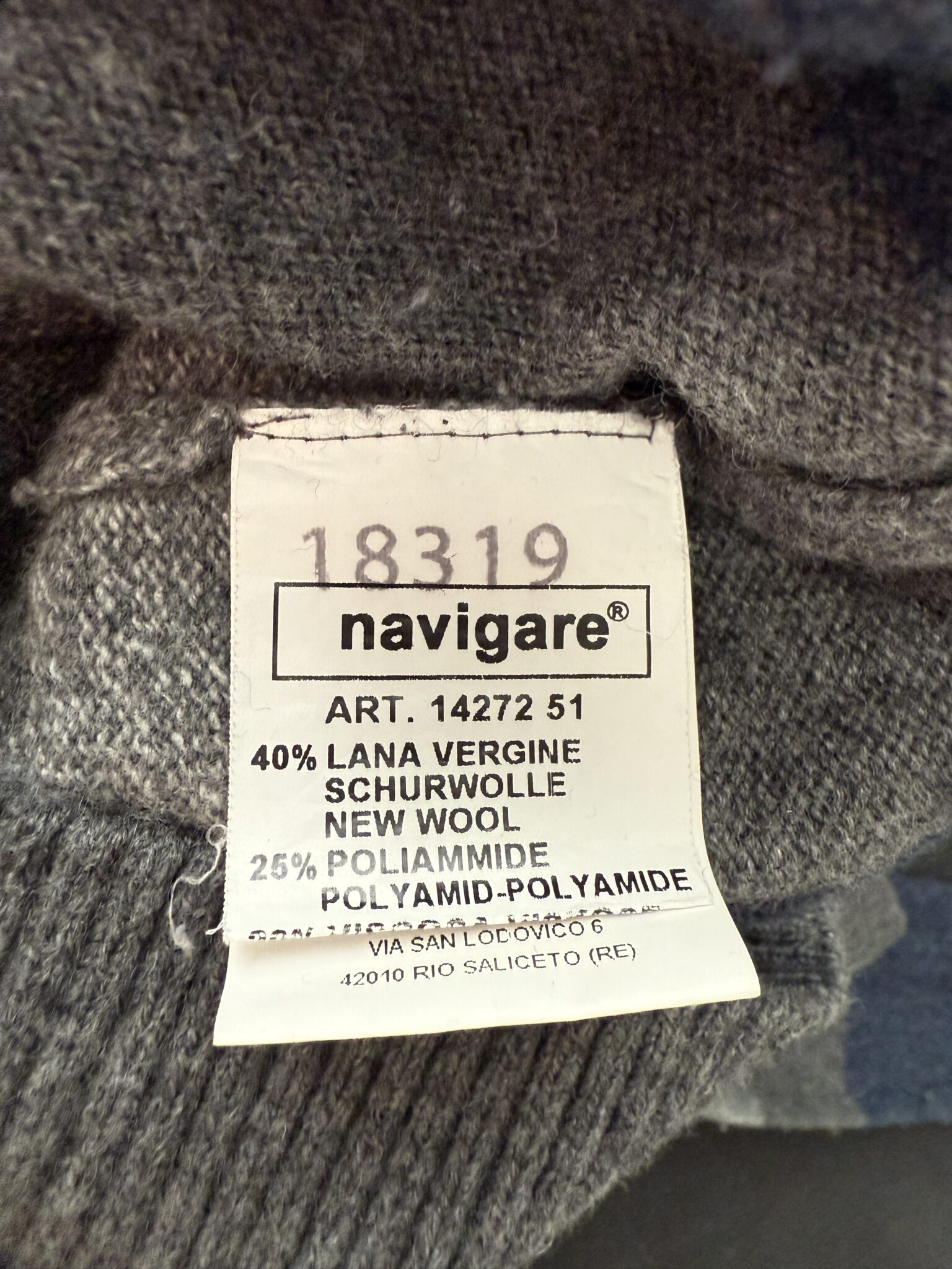 Image for Importation Italie - wool and cashmere cardigan