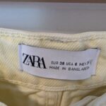 Thumbnail for Zara/Jeans jaune beurre Sz 6