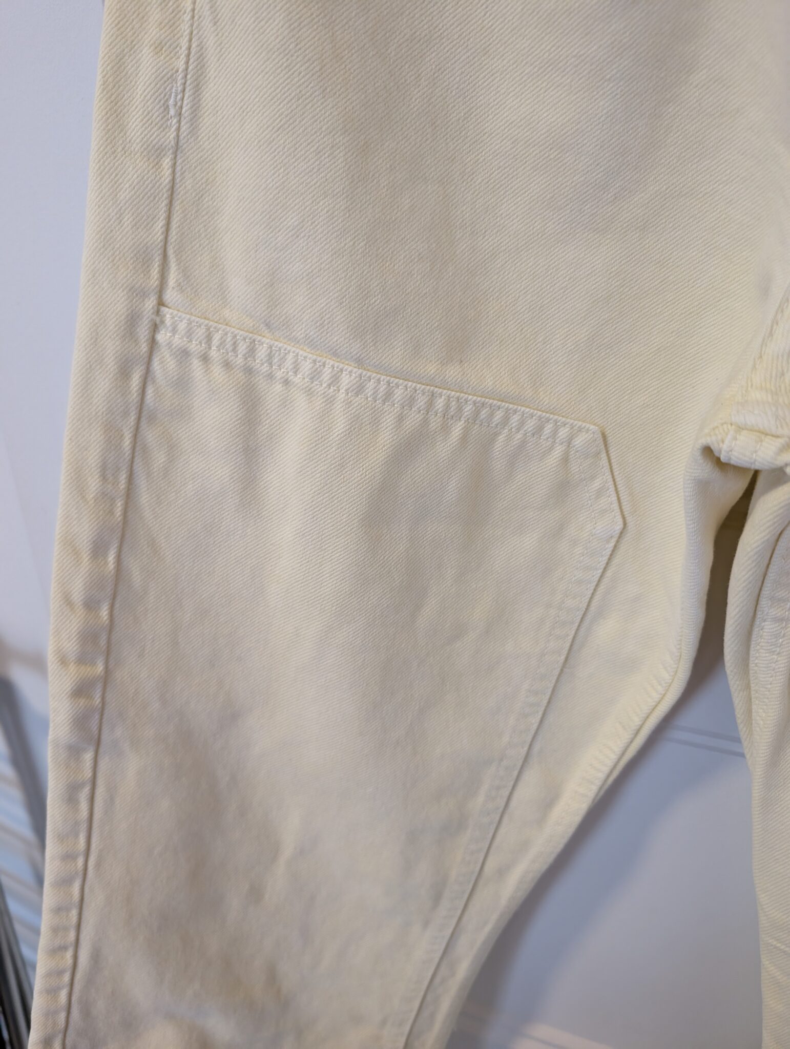 Image for Zara/Jeans jaune beurre Sz 6