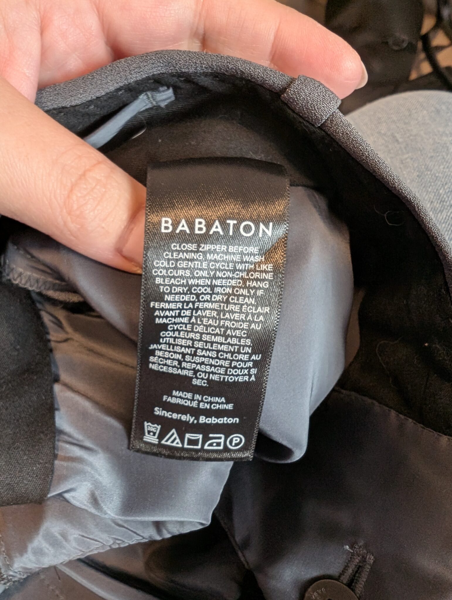 Image for Aritzia/Babaton Pantalon Agency Sz 0