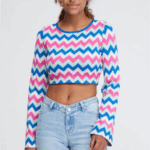 Featured thumbnail for Charlie Holiday/Chandail Crop Sz 6