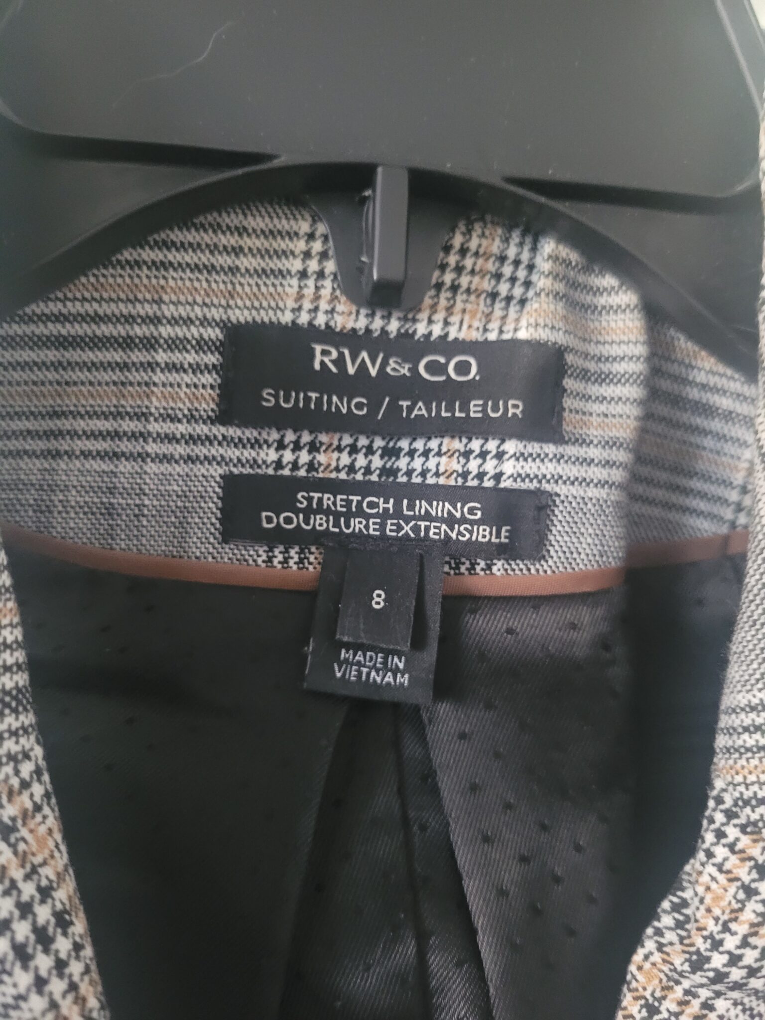 Image for Veston à carreaux RWco 8 ans