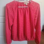 Featured thumbnail for Blouse rose éclatant Michael Kors medium