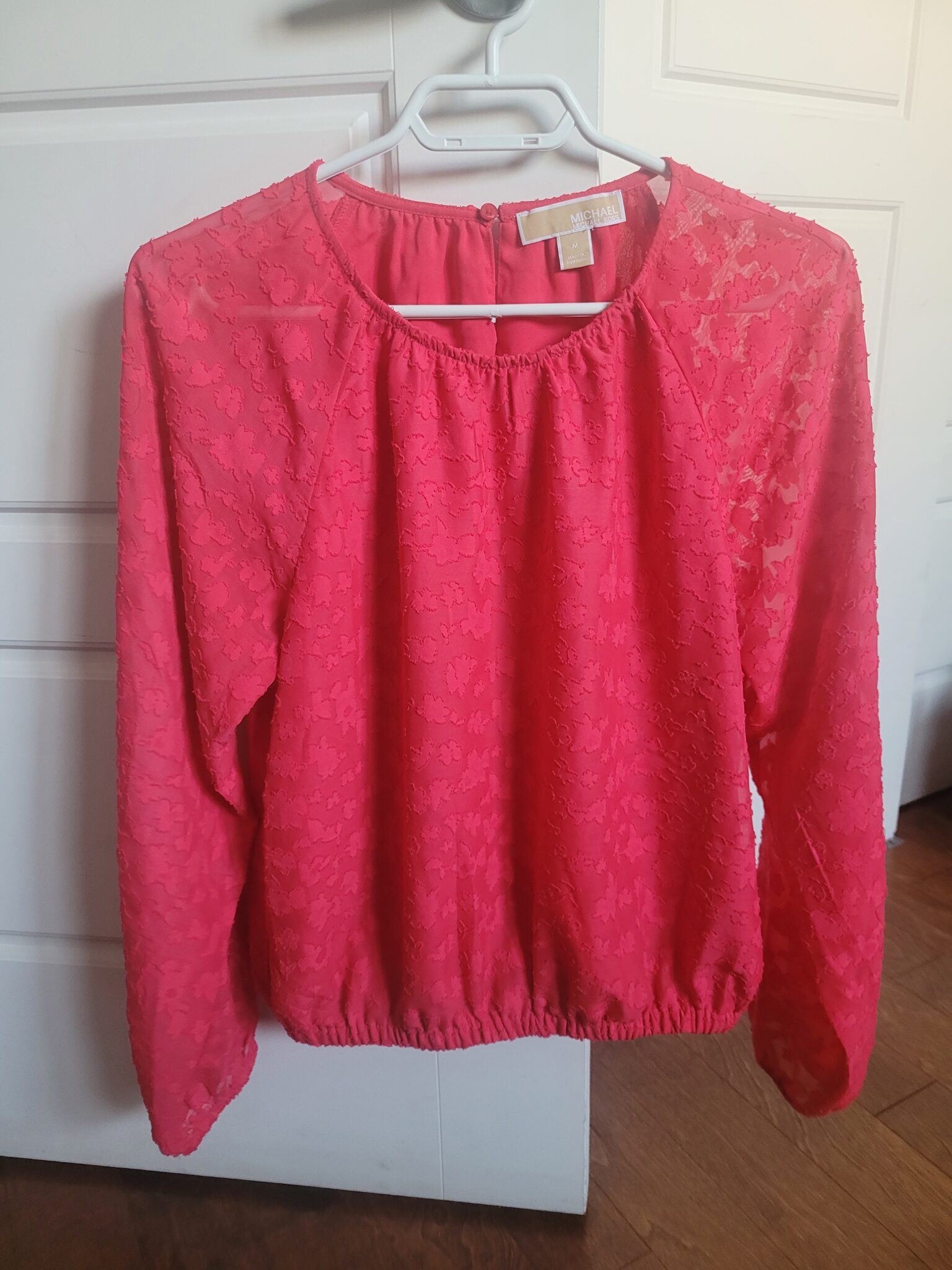 Featured image for Blouse rose éclatant Michael Kors medium