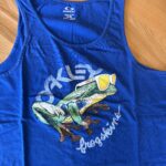 Thumbnail for Camisole bleu avec grenouille