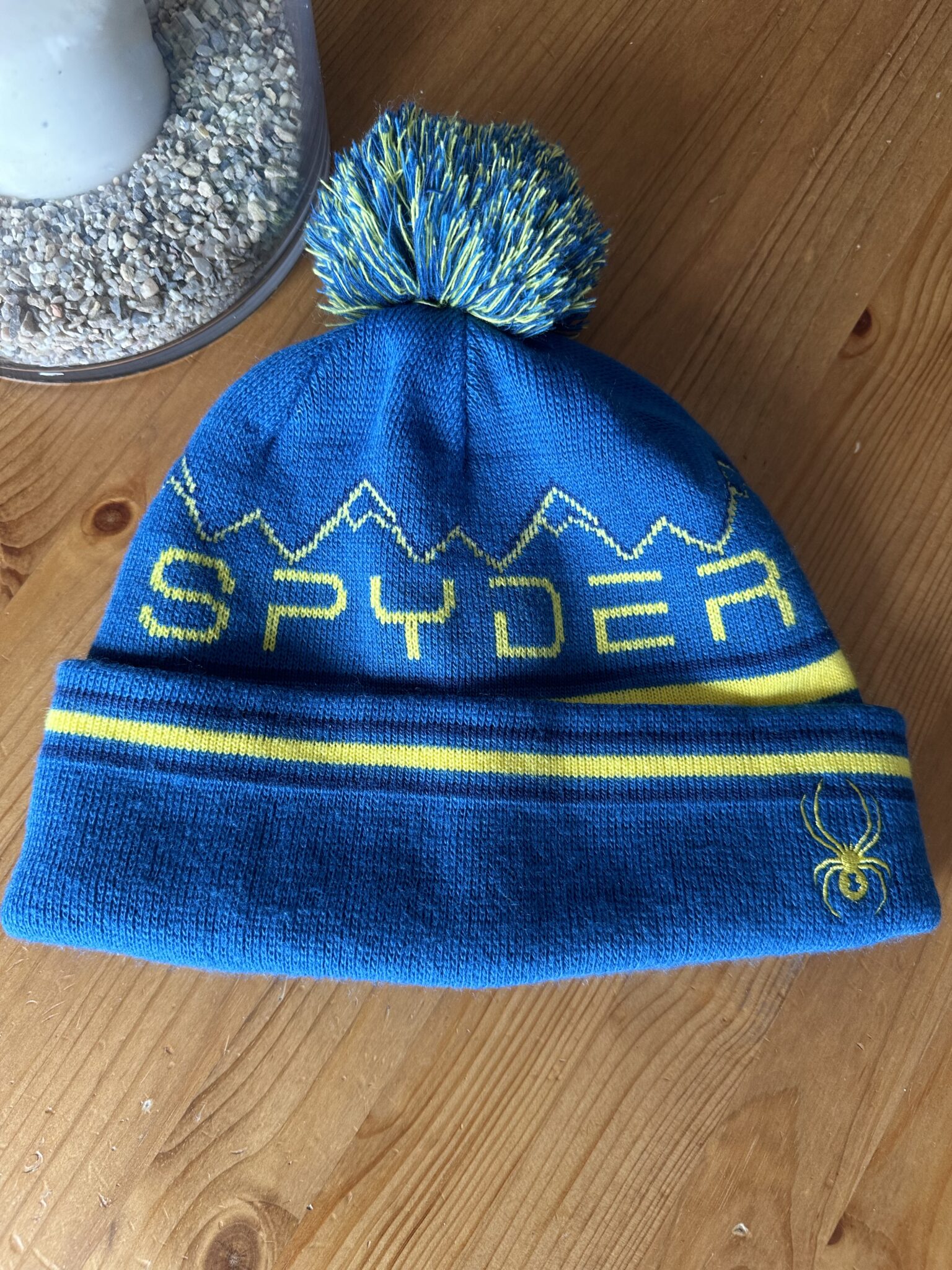 Image for Tuques bleu et jaune Spider