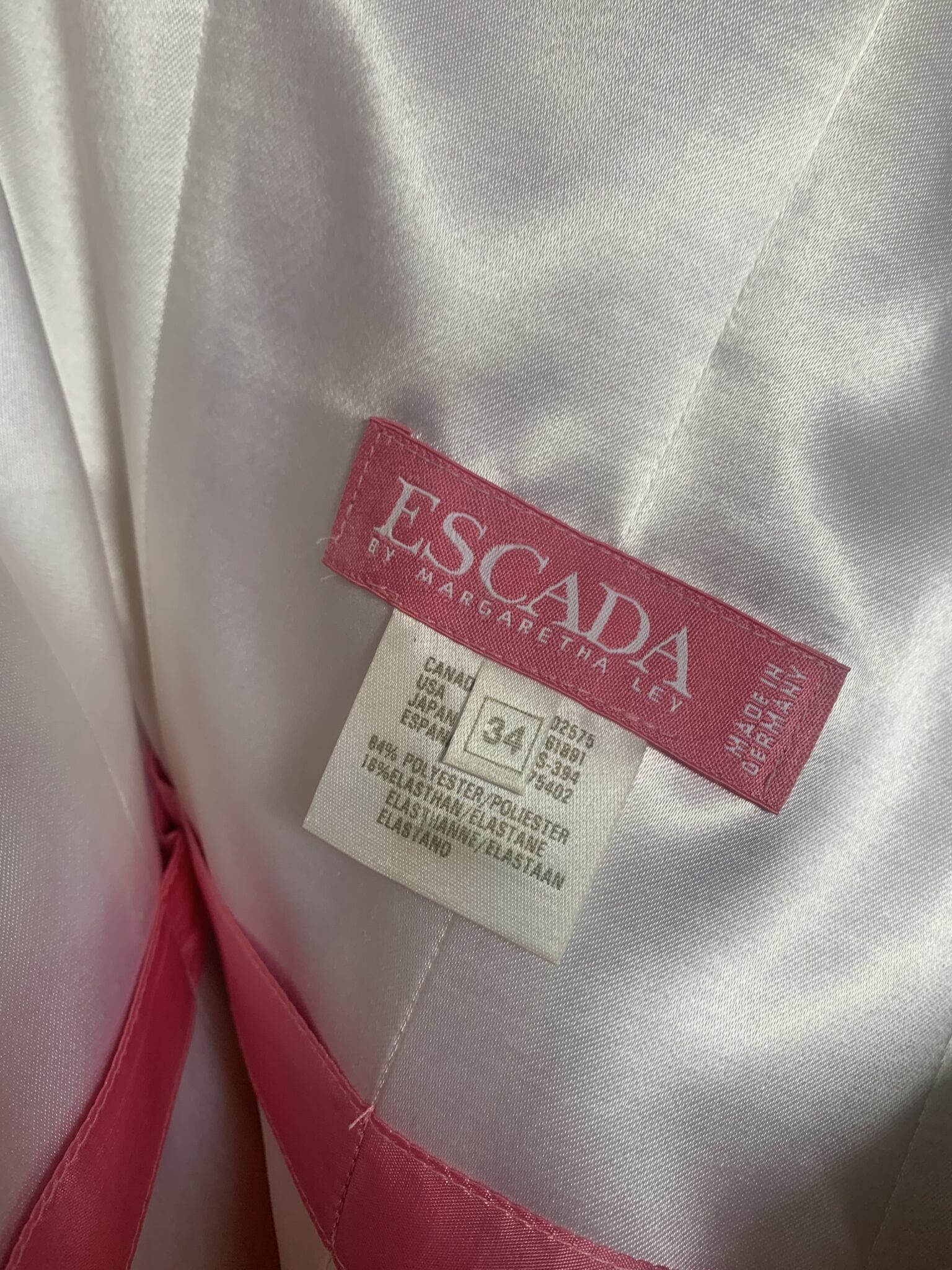 Image for Robe taille 34 Escada. Robe sans manches