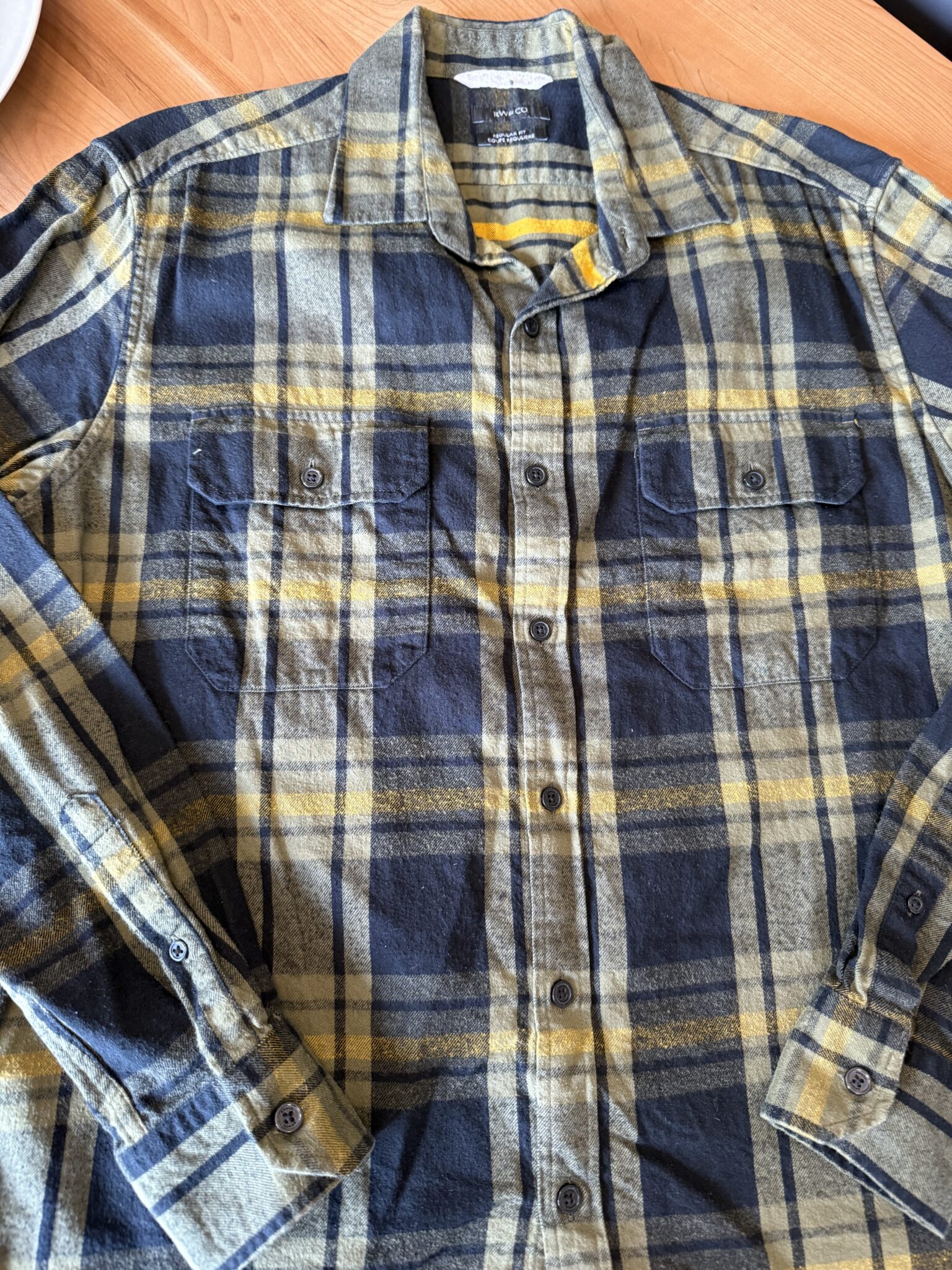 Image for Chemise verte et jaune