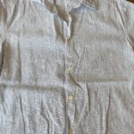 Thumbnail for Chemise à manches courtes ligné blanc et bleu