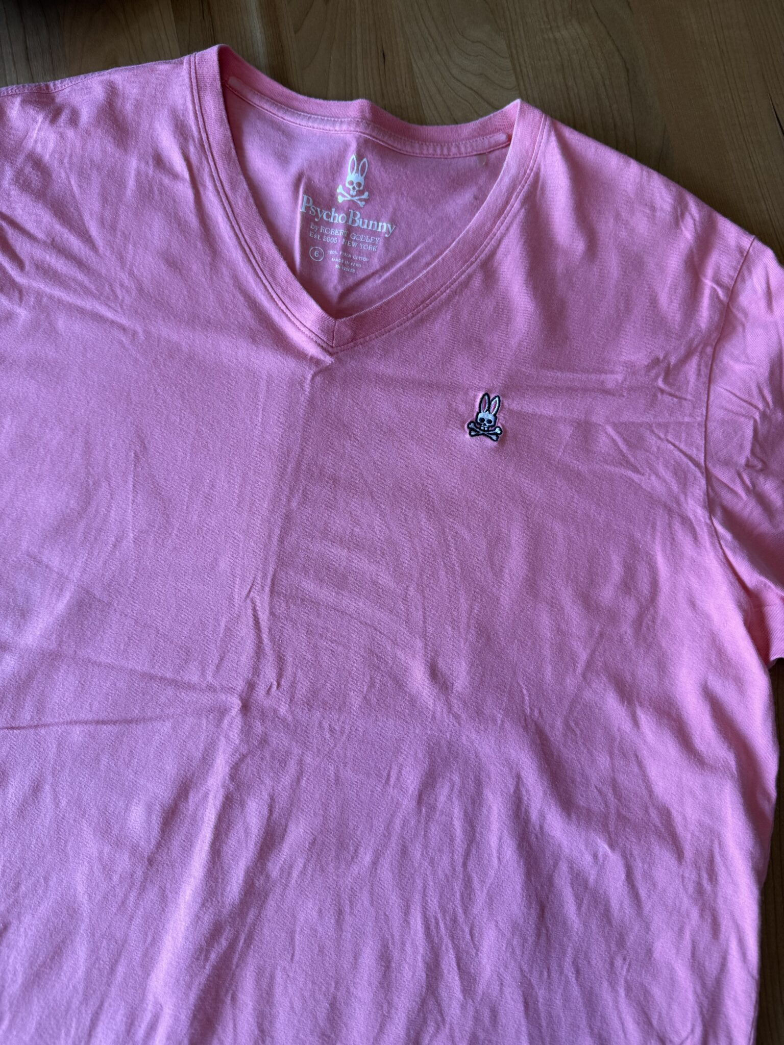 Image for Tshirt rose Psycho Bunny
