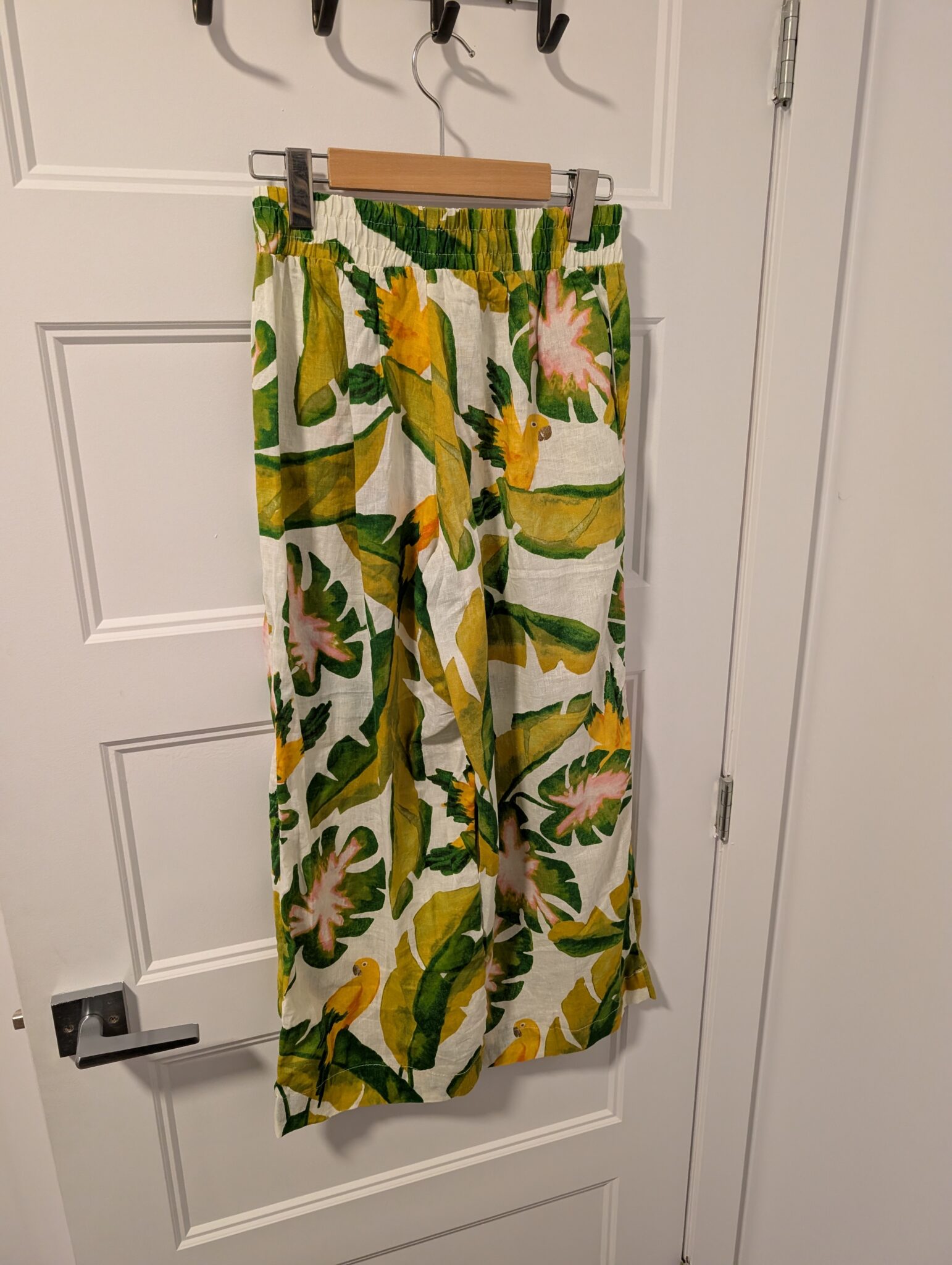 Image for Pantalon en mélange de lin Sz XS