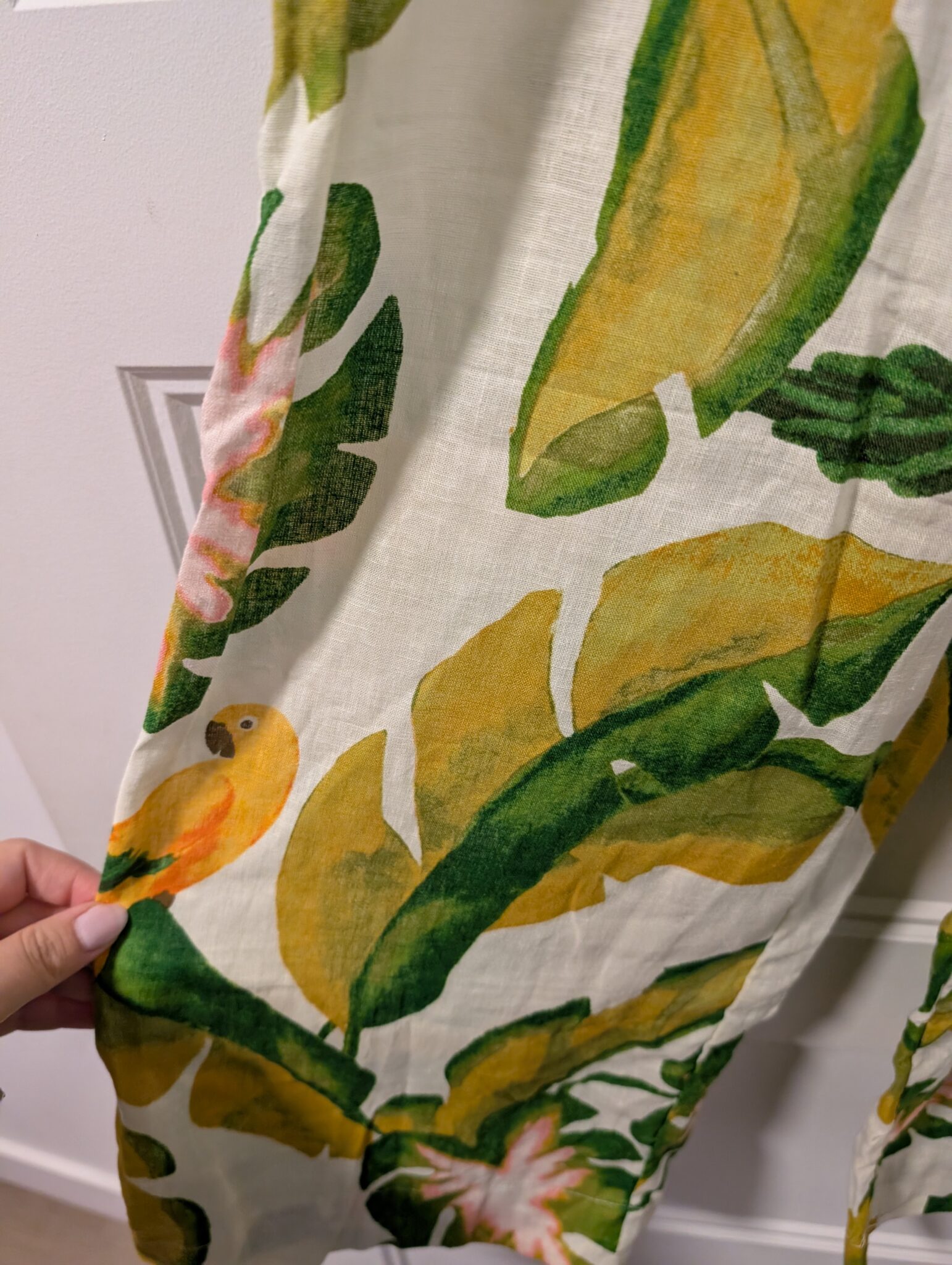 Image for Pantalon en mélange de lin Sz XS