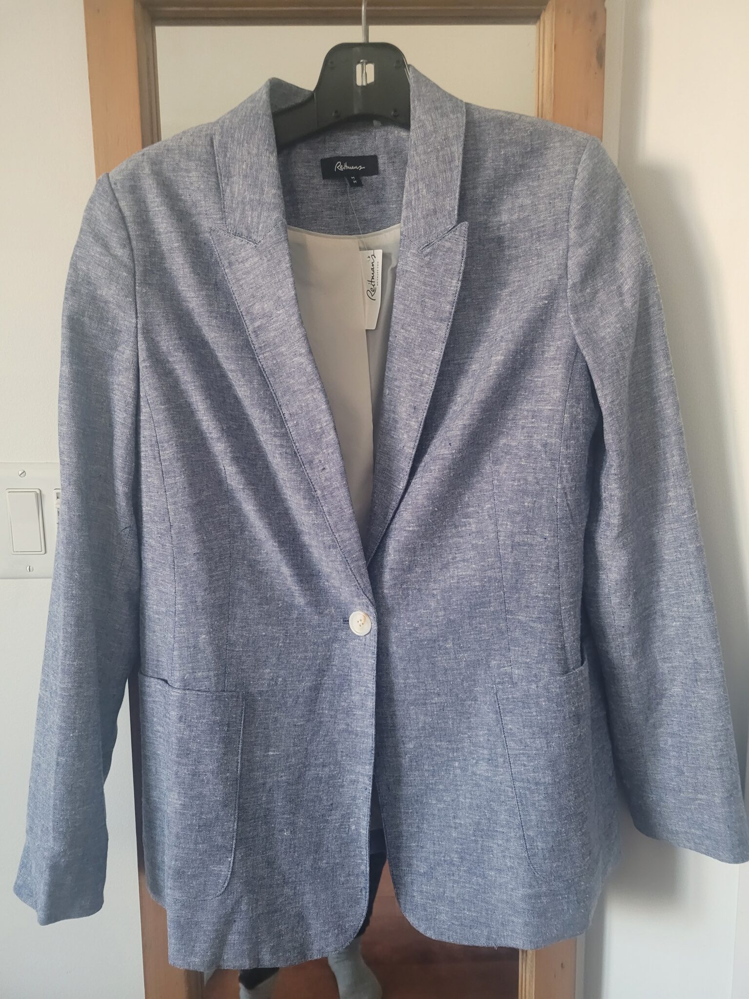 Featured image for Veston over size bleu Reitmans medium