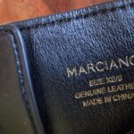 Thumbnail for Marciano-Ceinture en cuir noir matelassée