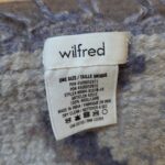 Featured thumbnail for Large Wilfred scarf 100% grey wool with zig zag pattern
