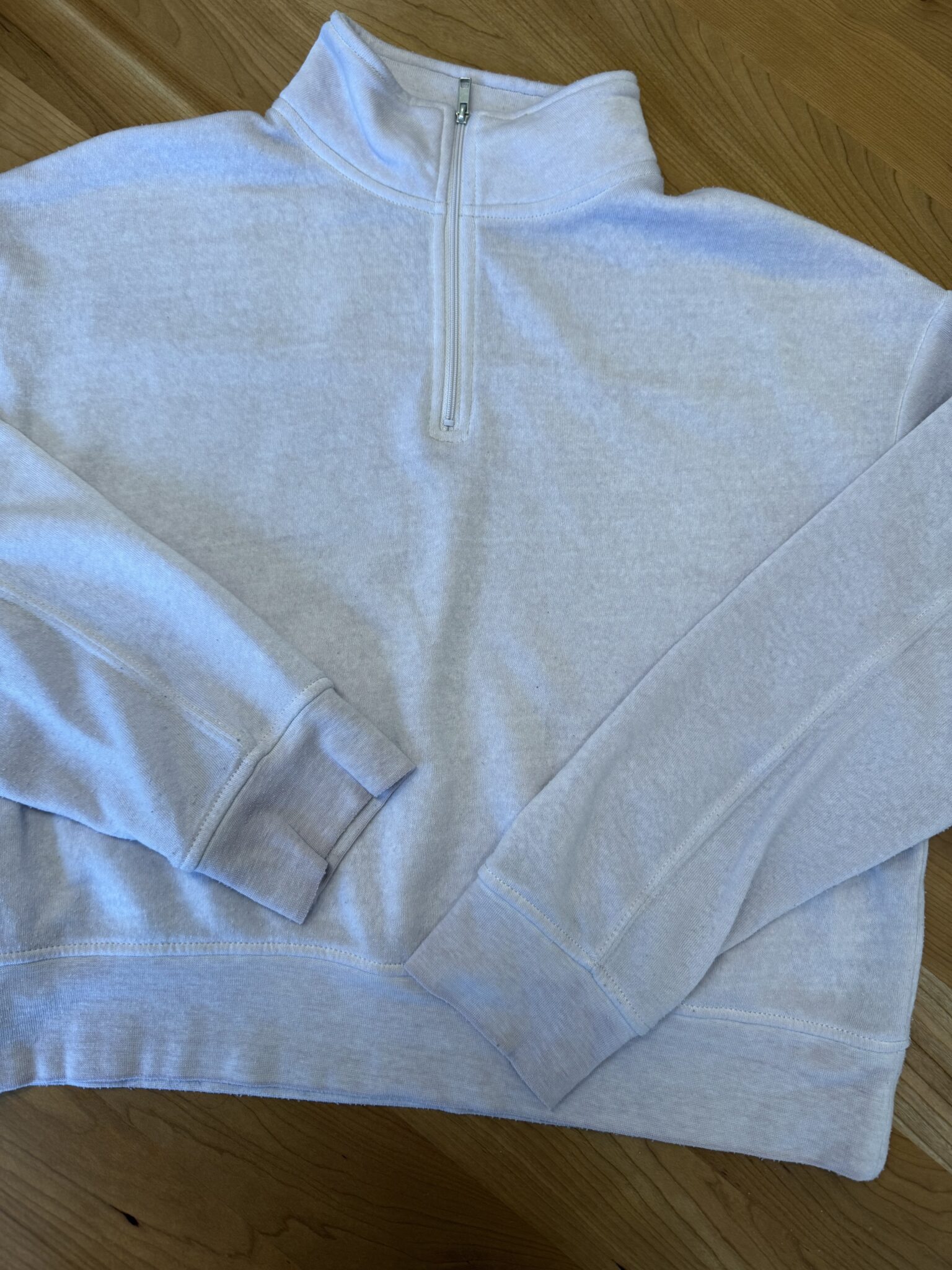 Image for Chandail à zip mauve