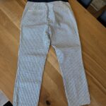 Thumbnail for Pantalon ligné bleu marine et blanc