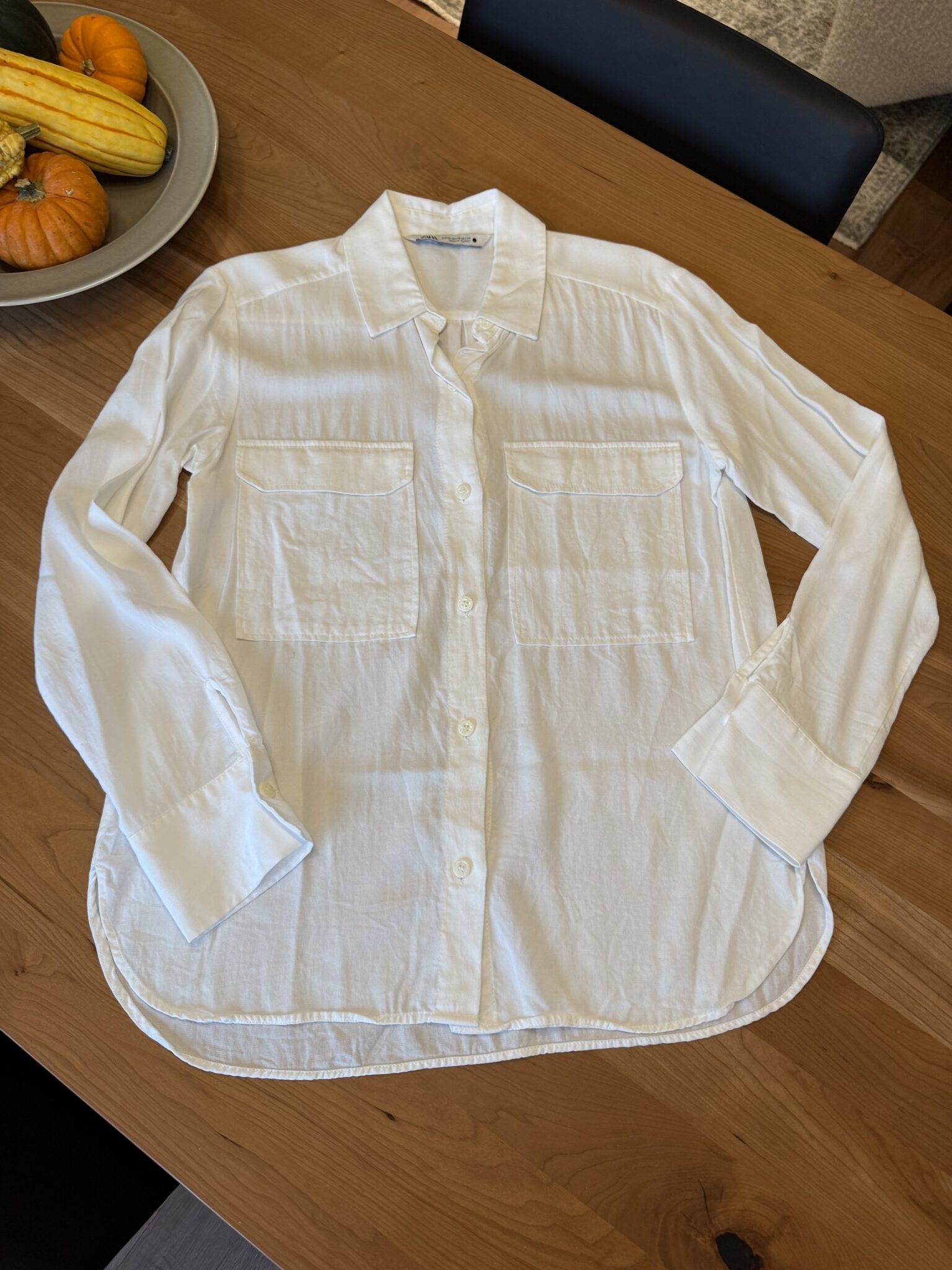 Featured image for Chemise blanche avec poches