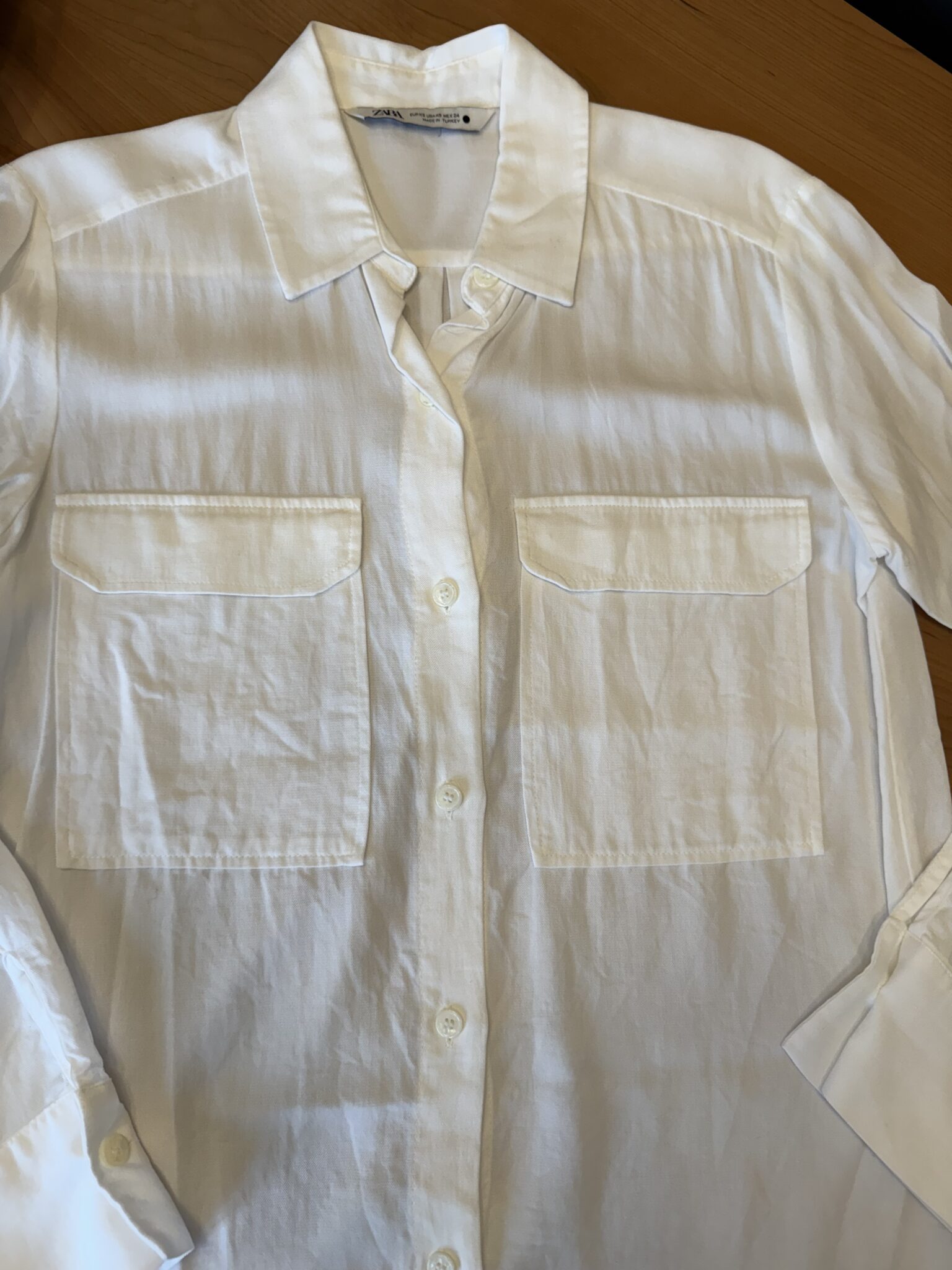 Image for Chemise blanche avec poches