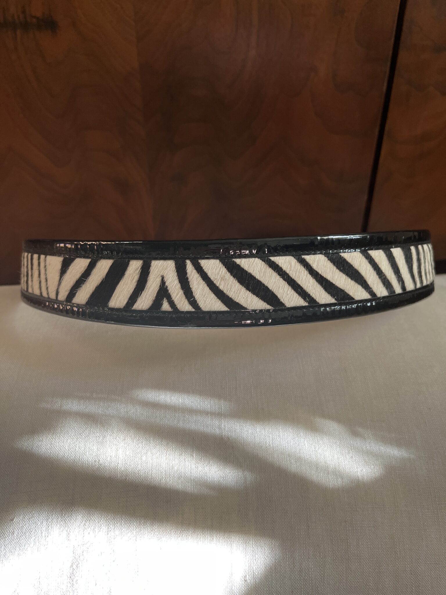 Image for Ceinture en cuir zèbre