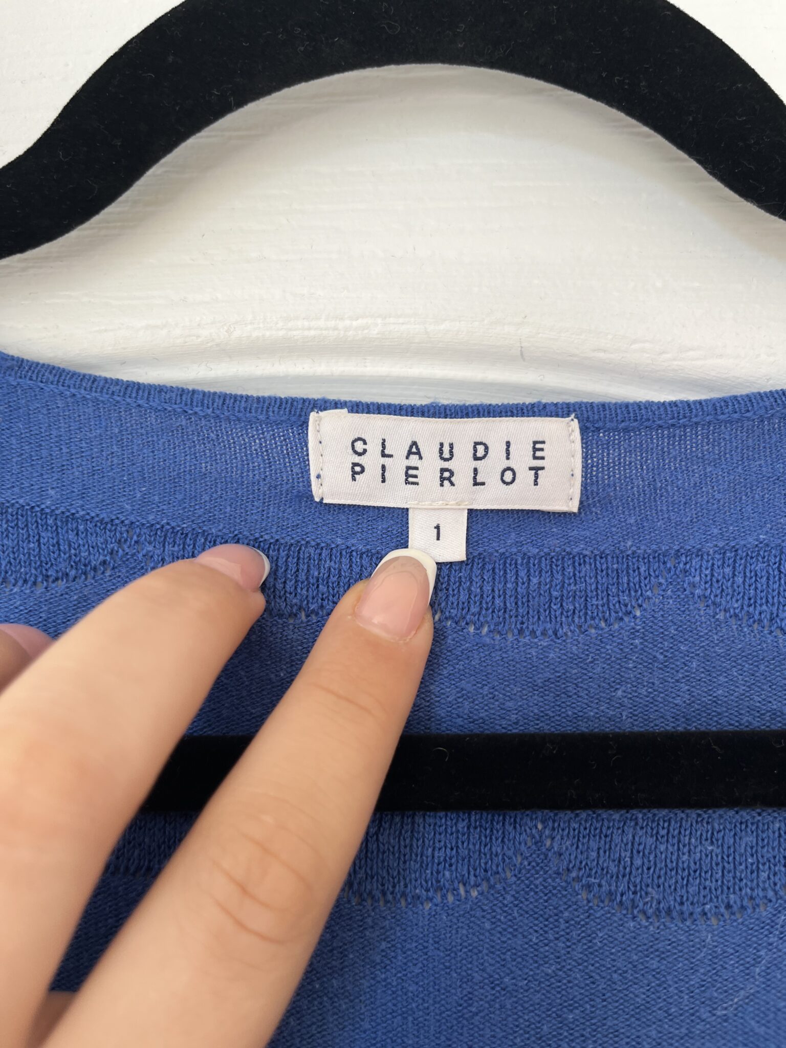 Image for Blue jumper Claudie Pierlot size 1 / S