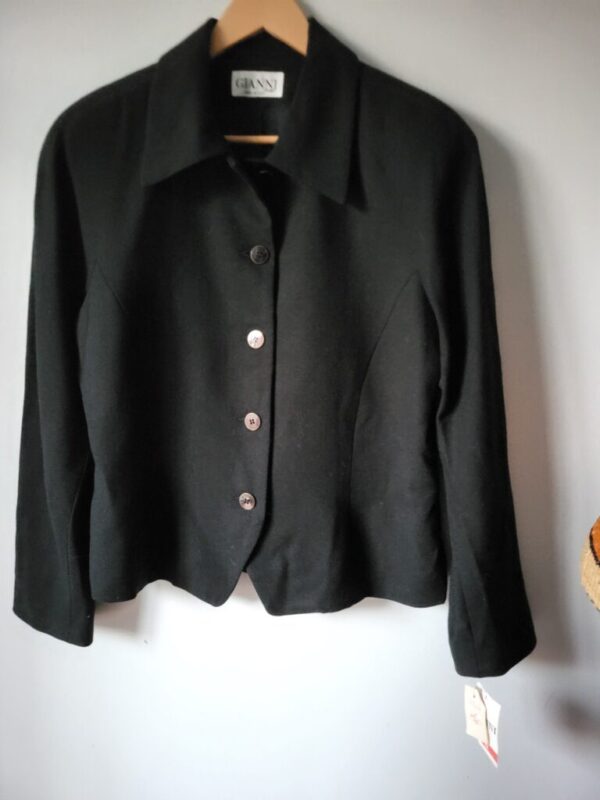 Featured image for Gianni Sport black wool jacket