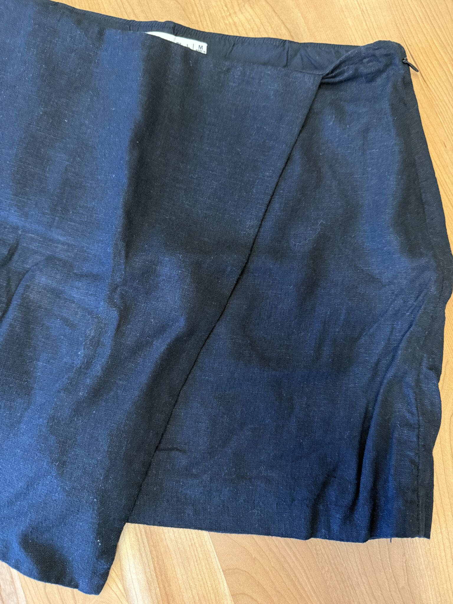 Image for Jupe-short en lin noir